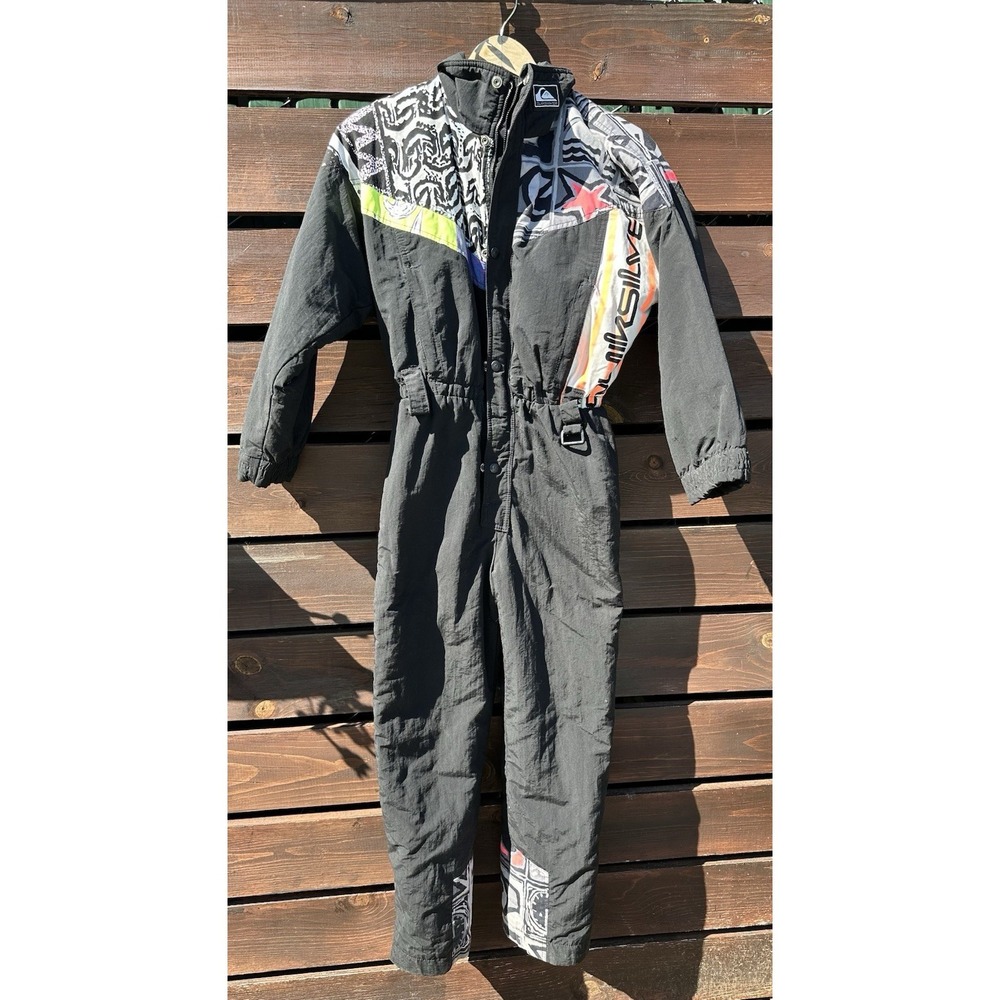 Vintage Y2K 90's Quicksilver Boys Ski Suit Size 12